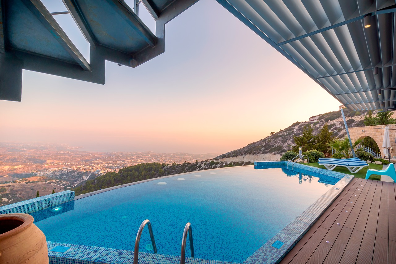 beautiful swimming pool